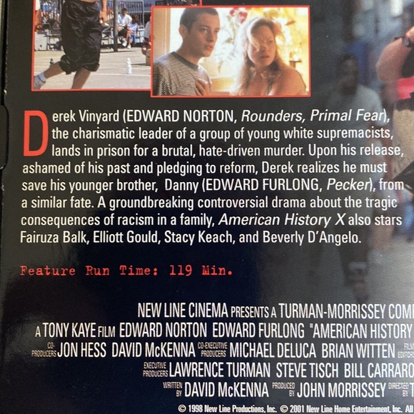 🎬PRICING🎬 American History X DVD with Edward Norton - Widescreen Edition - Picture 4 of 7